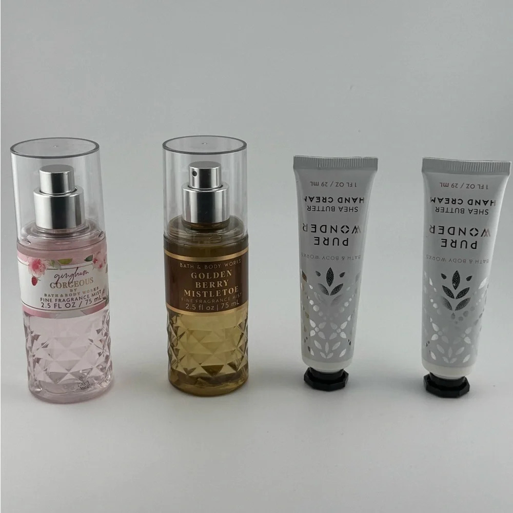 NWT Bath & Body Works BBW Set of 4 Bundle Skincare Fragrance